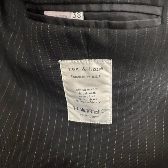 Rag & Bone Striped sport jacket - Picture 3 of 4
